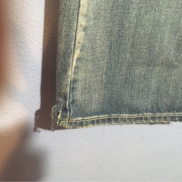 Flypaper Bootcut Jeans Mens Size 32x32 Lightly Distressed & Whiskered - Picture 13 of 16